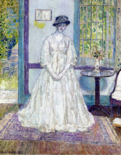 Summer Morning by Frederick C. Frieseke - Hand-Painted Oil Painting Reproduction