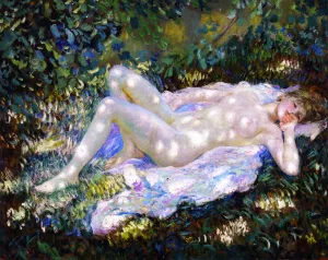 Sunspots by Frederick C. Frieseke Oil Painting