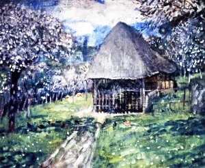 The Carriage House by Frederick C. Frieseke - Oil Painting Reproduction