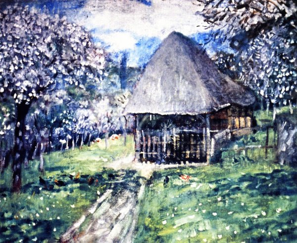 Main Product Photo of The Carriage House Painting by Frederick C. Frieseke
