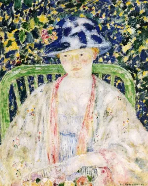 The Green Chair by Frederick C. Frieseke - Oil Painting Reproduction