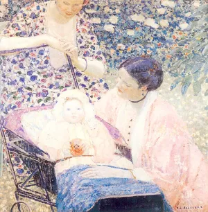 The Mother by Frederick C. Frieseke Oil Painting