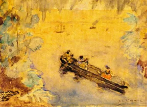 The Pirogue by Frederick C. Frieseke Oil Painting
