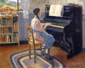 The Practice Hour by Frederick C. Frieseke Oil Painting