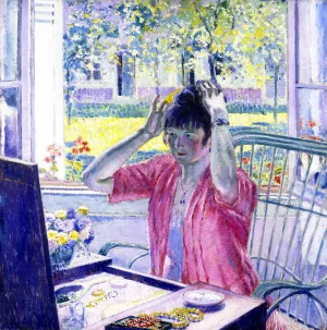 The Window painting by Frederick C. Frieseke