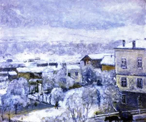 Winter Landscape by Frederick C. Frieseke Oil Painting
