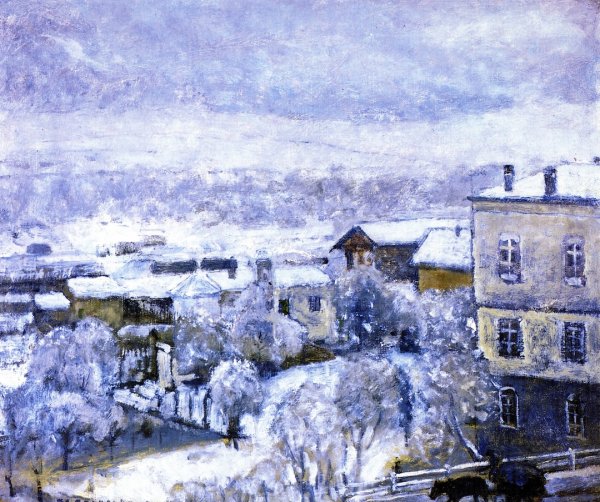 Main Product Photo of Winter Landscape Painting by Frederick C. Frieseke