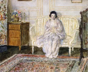 Woman in an Interior by Frederick C. Frieseke Oil Painting