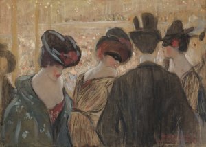 Bal-Bullier, Paris by Frederick Carl Frieseke Oil Painting