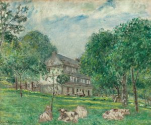 Cows at Noon by Frederick Carl Frieseke Oil Painting