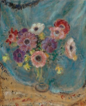 Floral Still Life by Frederick Carl Frieseke Oil Painting