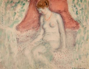 Nude by Frederick Carl Frieseke Oil Painting