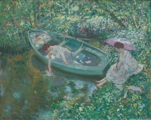 Repose at Noonday by Frederick Carl Frieseke Oil Painting