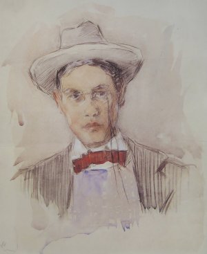 Self-portrait by Frederick Carl Frieseke Oil Painting