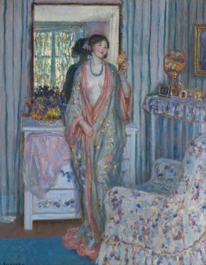 The Robe by Frederick Carl Frieseke Oil Painting