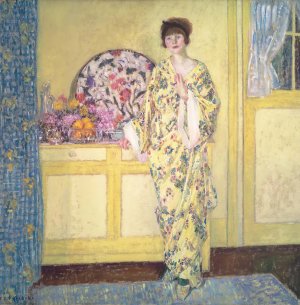 The Yellow Room by Frederick Carl Frieseke Oil Painting