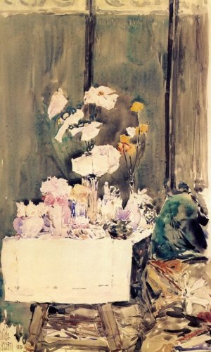 A Favorite Corner Oil painting by Frederick Childe Hassam