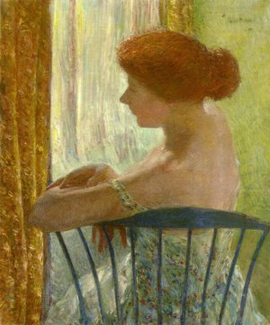 Against the Light by Frederick Childe Hassam Oil Painting