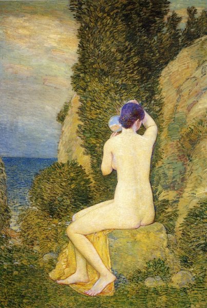 Aphrodite, Appledore by Frederick Childe Hassam - Hand-Painted Oil Painting Reproduction