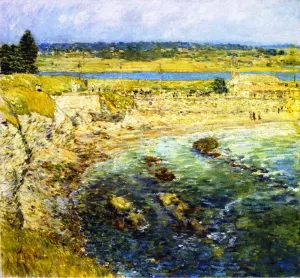 Bailey's Beach, Newport, Rhode Island by Frederick Childe Hassam - Oil Painting Reproduction