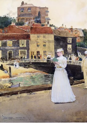 Bleak House, Broadstairs by Frederick Childe Hassam - Oil Painting Reproduction