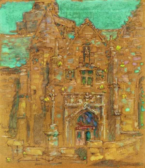 Brelevenez, Lannion, Cote du Nord, France Oil painting by Frederick Childe Hassam