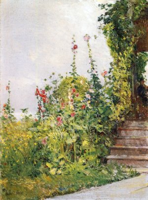 Celia Thaxter's Garden, Appledore, Isles of Shoals by Frederick Childe Hassam Oil Painting