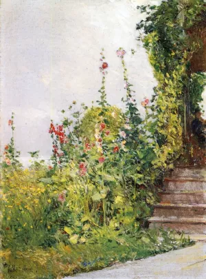 Celia Thaxter's Garden, Appledore, Isles of Shoals by Frederick Childe Hassam Oil Painting