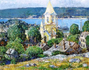 Church at East Gloucester Oil painting by Frederick Childe Hassam