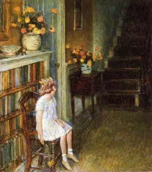 Clarissa painting by Frederick Childe Hassam