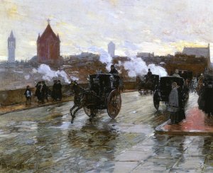 Clearing Sunset by Frederick Childe Hassam Oil Painting