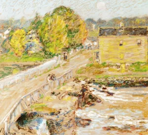 Cos Cob by Frederick Childe Hassam - Oil Painting Reproduction