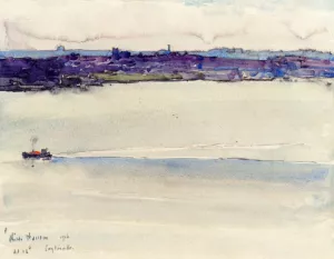 Cotysville by Frederick Childe Hassam Cotysville Oil painting by Frederick Childe Hassam