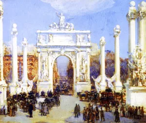 Dewey's Arch by Frederick Childe Hassam Oil Painting