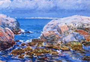 Duck Island, Isles of Shoals Oil painting by Frederick Childe Hassam