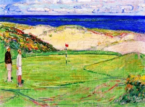East Course, Maidstone Club by Frederick Childe Hassam Oil Painting
