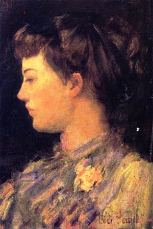 Ethel Moore by Frederick Childe Hassam Oil Painting