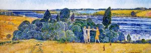 Georgica Oil painting by Frederick Childe Hassam