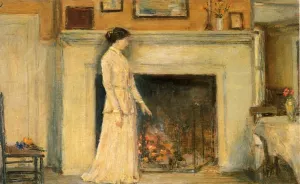 Girl Standing by Frederick Childe Hassam Oil Painting