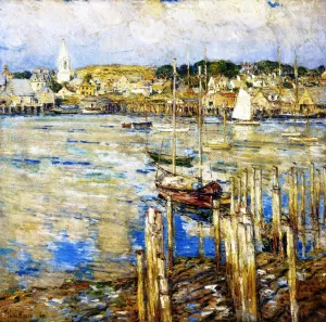 Gloucester by Frederick Childe Hassam - Oil Painting Reproduction