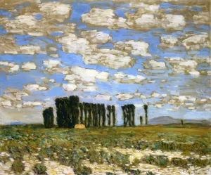 Harney Desert Landscape Oil painting by Frederick Childe Hassam