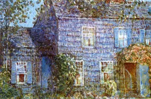 Hutchison House, Easthampton painting by Frederick Childe Hassam