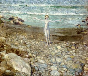 Incoming Tide by Frederick Childe Hassam Oil Painting