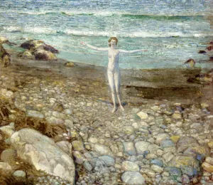 Incoming Tide by Frederick Childe Hassam Oil Painting