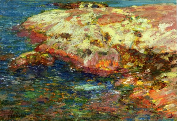 Isle of Shoals by Frederick Childe Hassam - Hand-Painted Oil Painting Reproduction