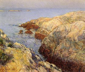 Islea of Shoals Oil painting by Frederick Childe Hassam