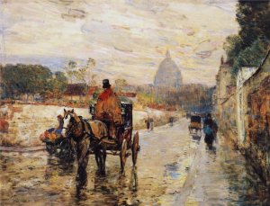 La Val-de-Grace, Spring Morning by Frederick Childe Hassam Oil Painting