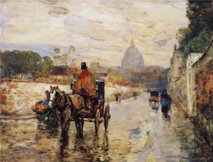 La Val-de-Grace, Spring Morning by Frederick Childe Hassam Oil Painting