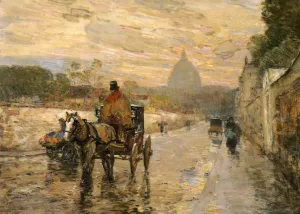 La Val du Grace, Spring Morning by Frederick Childe Hassam Oil Painting