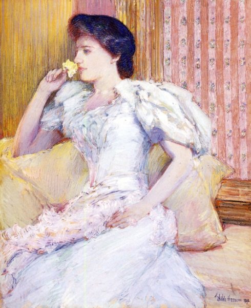 Lillie by Frederick Childe Hassam - Hand-Painted Oil Painting Reproduction